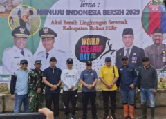 Bupati Rohil H Bistamam Pimpin Langsung World Clean Up Day 2025